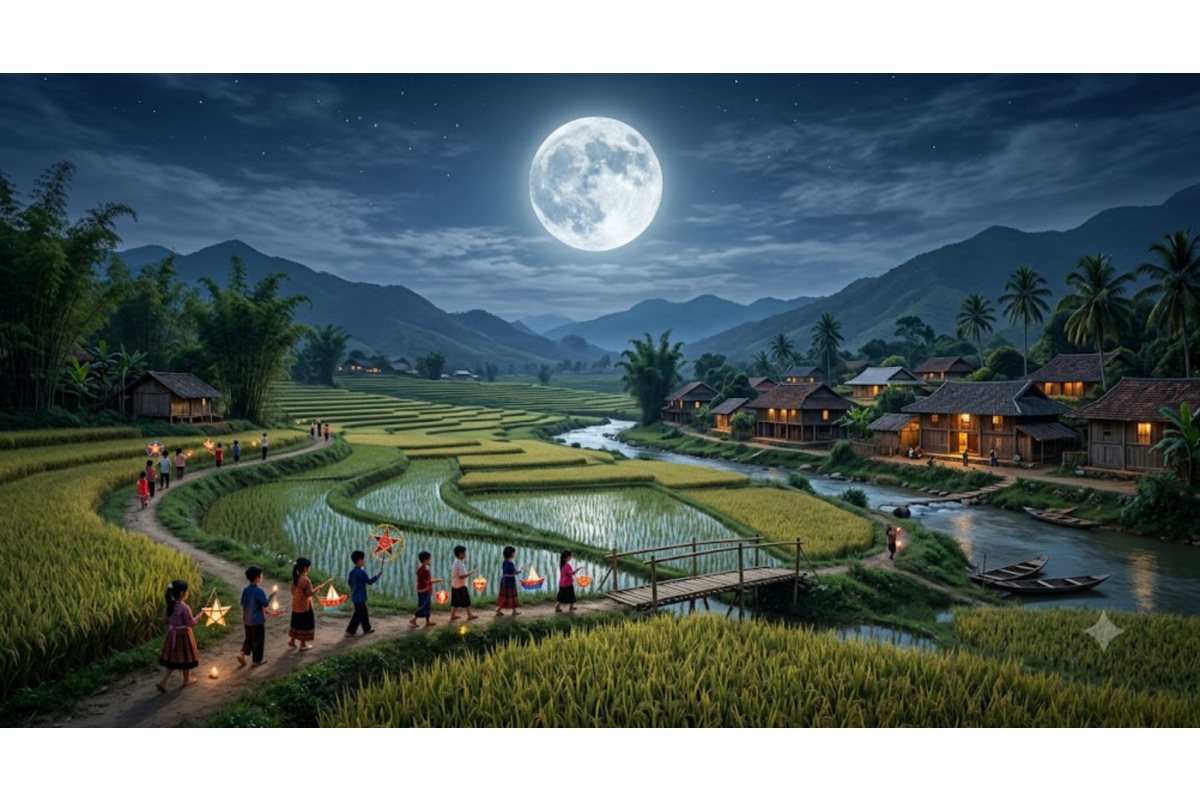 Tết Trung thu trong gia đình Việt: đèn, mâm cỗ, sum họp
